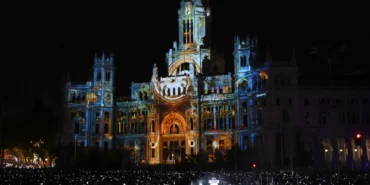 Madrid'de yeni yıl ışıklandırmalarının resmi açılışı yapıldı