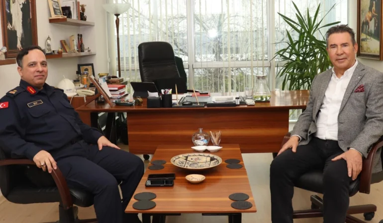 Manisa'da Tuğgeneral Şen'den Kent Konseyi'ne ziyaret
