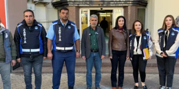 Mardin'de zabıta yere çöp atanları artık yaka kamerasıyla tespit edecek