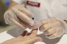 Mersin'de personeli şeker ölçümü yapıldı