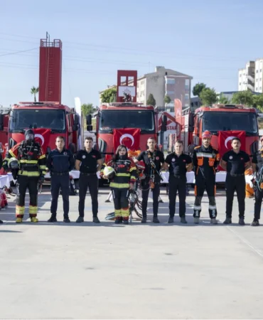 Mersin itfaiyesi modern ekipmanlarla güçlendi