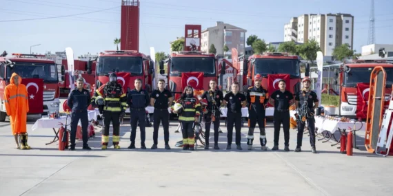 Mersin itfaiyesi modern ekipmanlarla güçlendi