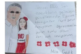 Mila’dan Başkan Topaloğlu’na duygulandıran Öğretmenler Günü sürprizi