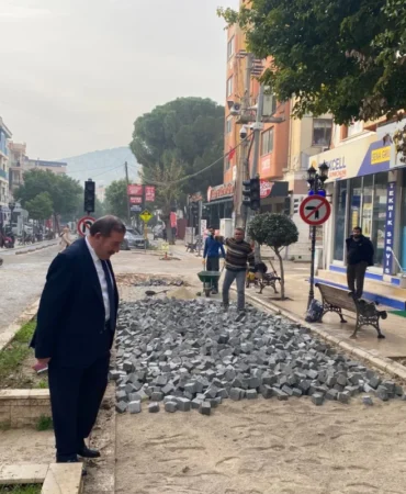 Milas’ta Doğalgaz Sonrası Yol Çalışmaları Hızlandı