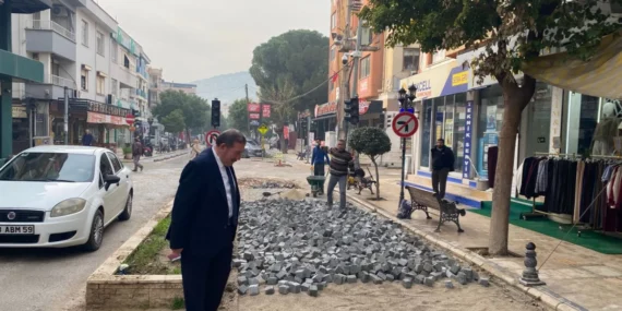 Milas’ta Doğalgaz Sonrası Yol Çalışmaları Hızlandı