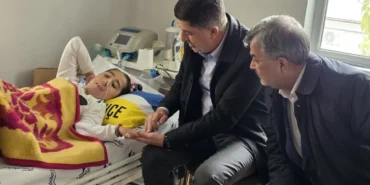 Milletvekili İshak Şan’dan SMA hastası Firdevs’e sürpriz ziyaret