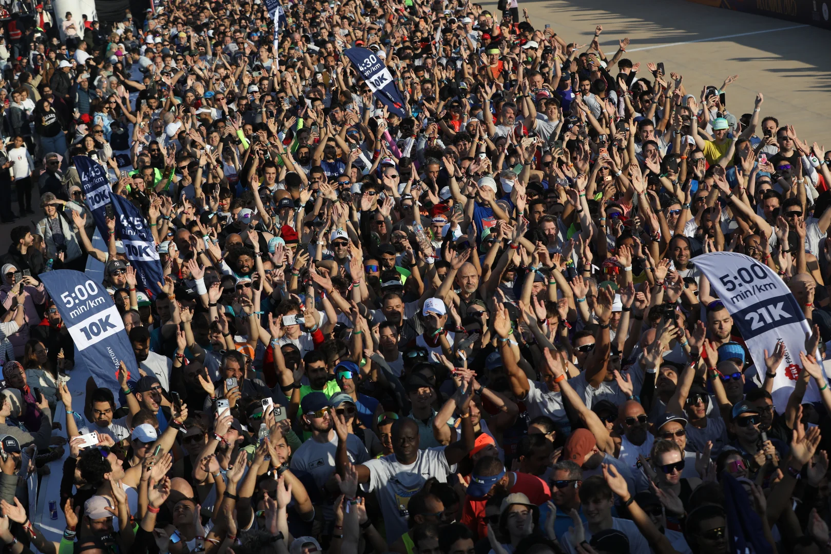 Mısır'da 'Piramitler Yarı Maratonu'