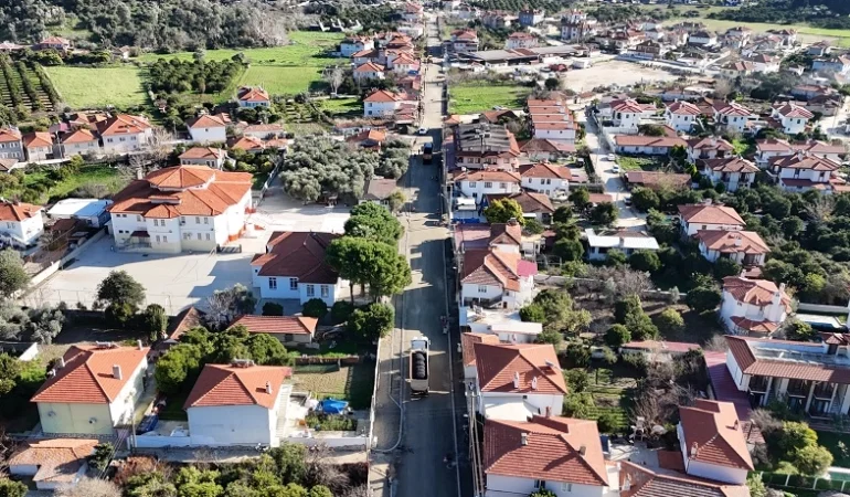 Muğla Gökova yolu yenileniyor