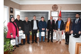 Muhtarlardan Başkan Topaloğlu’na ziyaret