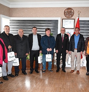 Muhtarlardan Başkan Topaloğlu’na ziyaret