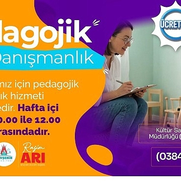 Nevşehir Belediyesi’nden Çocuklara Pedagojik Danışmanlık Hizmeti