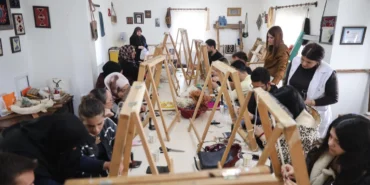 Nevşehirli üniversiteliler dokuma atölyesine katıldı