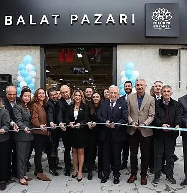 Nilüfer’in modern pazar alanı Balat’ta hizmete açıldı