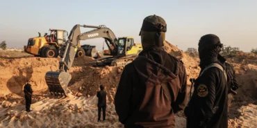 Nusayrat’ta İsrailli bir kişinin cesedini arama çalışmaları sürüyor