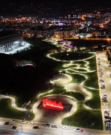 Ordu'da Durugöl, gece görünümüyle hayran bırakıyor