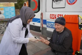 Orhangazi'de biyabete karşı farkındalık etkinliği