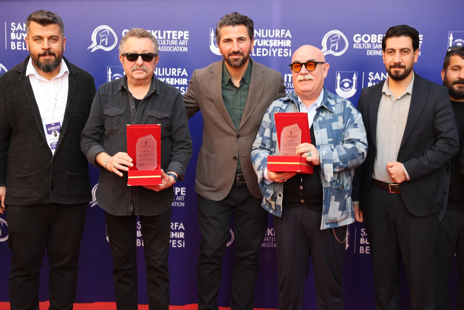 Oyuncu Erkan Can ve Güven Kıraç, "4. Göbeklitepe Uluslararası Film Festivali"ne konuk oldu