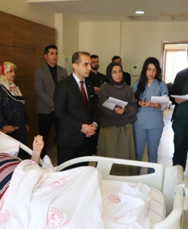 Prof. Dr. Mehmet Şirik, Kahtalı Hamido’yu ziyaret etti