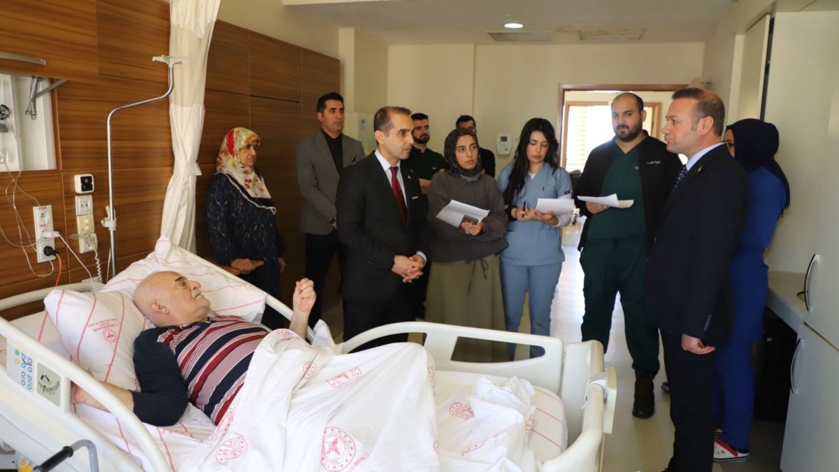 Prof. Dr. Mehmet Şirik, Kahtalı Hamido’yu ziyaret etti