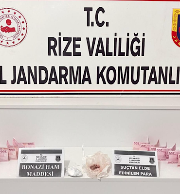 Rize’de “Uyuşturucu ve Uyarıcı Maddelerle Mücadele” operasyonu