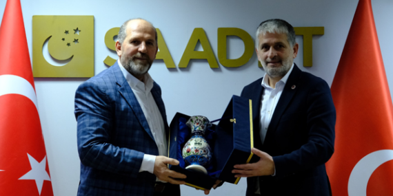 Saadet Partisi Bursa İl Başkanı Gürsel’e İHH’dan ziyaret