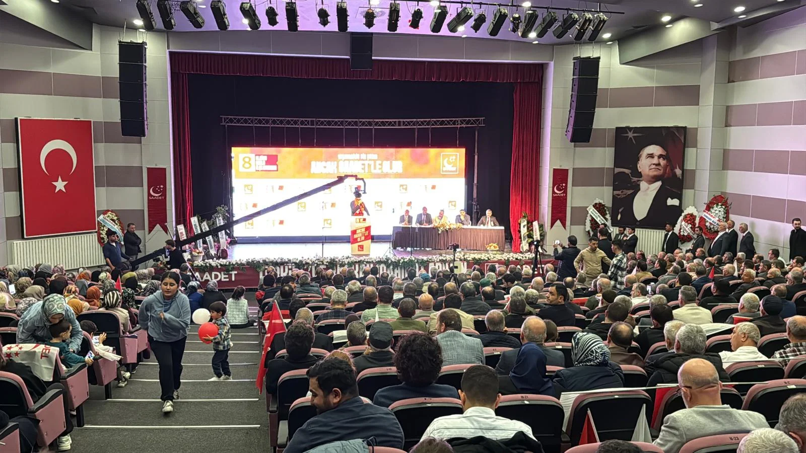 Saadet Partisi Çorlu 8. Olağan Kongresi yapıldı