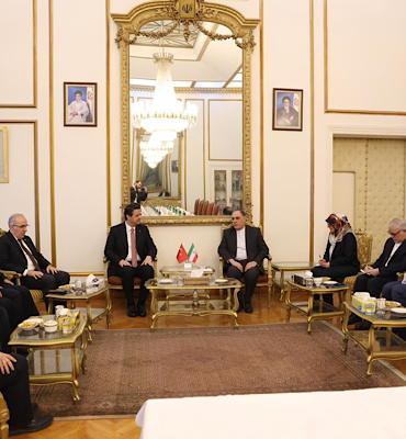 Saadet Partisi Genel Başkanı Arıkan, İran Büyükelçisi Zadeh ile görüştü