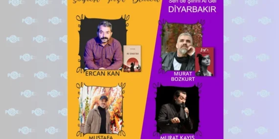 Şair, Yazar ve Sanatseverler Diyarbakır’da Buluşuyor