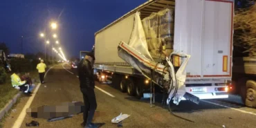 Samsun’da meydana gelen trafik kazasında 1 kişi öldü, 1 kişi yaralandı