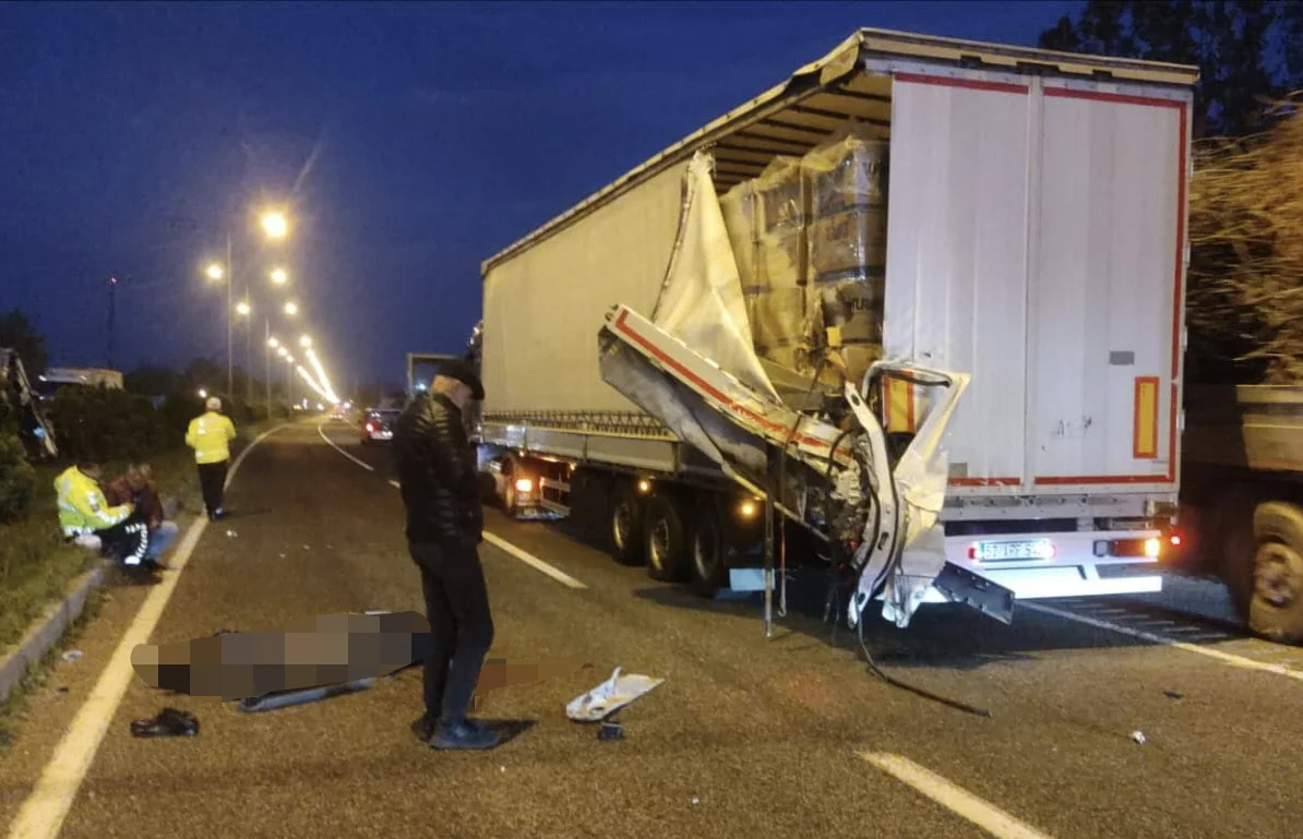 Samsun’da meydana gelen trafik kazasında 1 kişi öldü, 1 kişi yaralandı