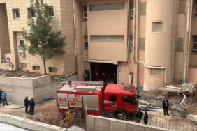 Şanlıurfa Adliyesinde çıkan patlama ve yangında 1 personel yaralandı