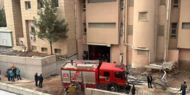 Şanlıurfa Adliyesinde çıkan patlama ve yangında 1 personel yaralandı