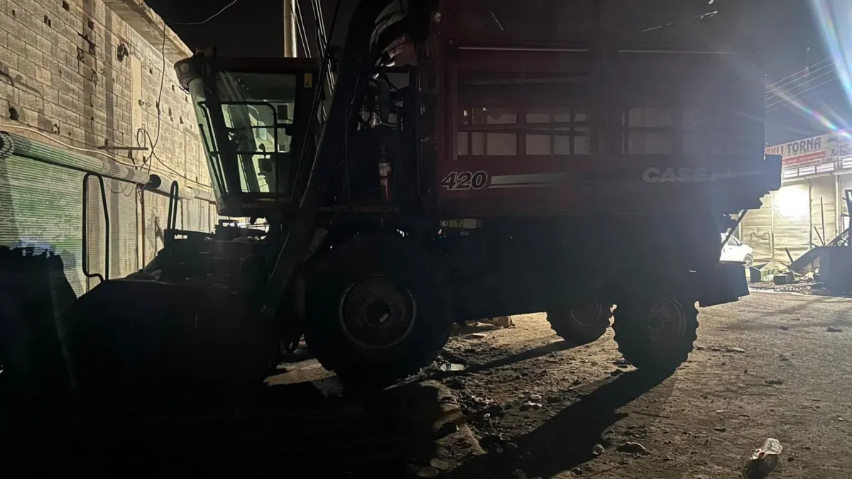 Şanlıurfa’da 1 milyon TL’lik biçerdöver hırsızlığı: Hırsızlar yakalanamadı