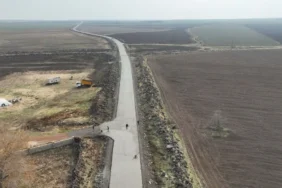 Şanlıurfa kırsalında 12 kilometrelik yol betonla buluşuyor