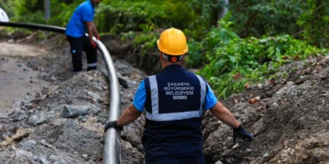 Sapanca Yanık’ta içme suyu hattı yenileniyor