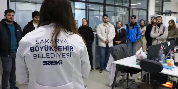 SASKİ geleceğin sağlık neferlerini tesislerinde ağırladı