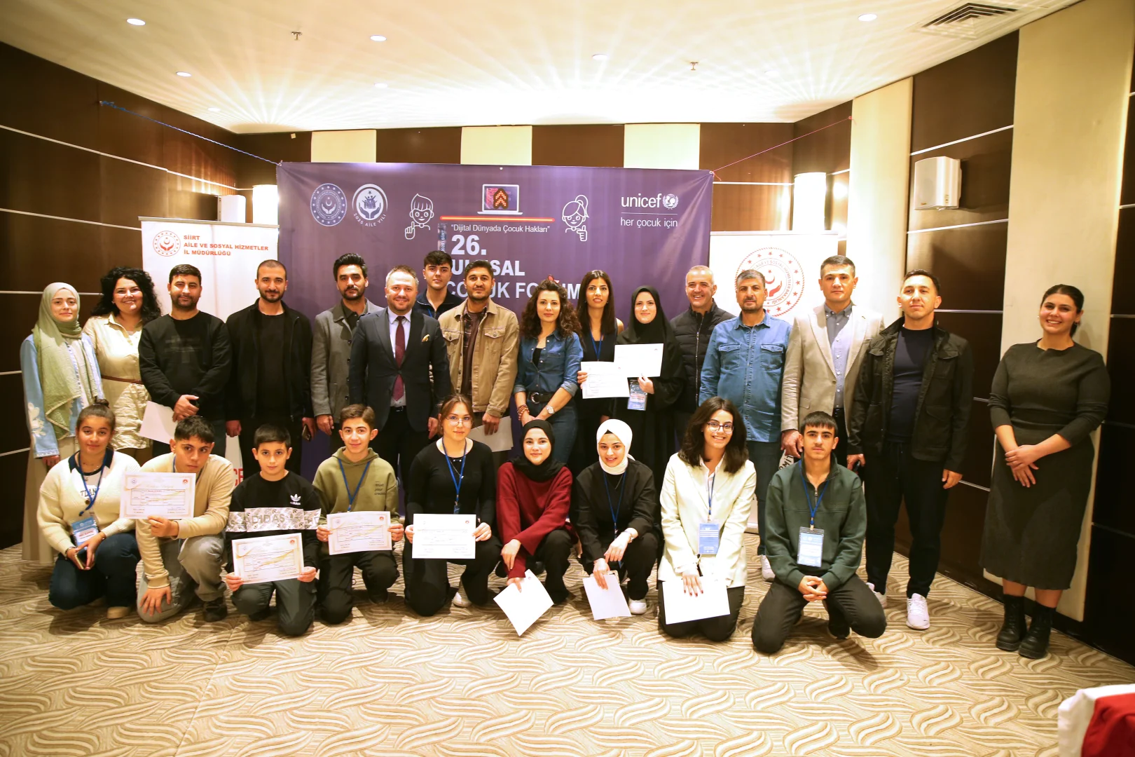 Siirt'te "26. Ulusal Çocuk Forumu" sona erdi