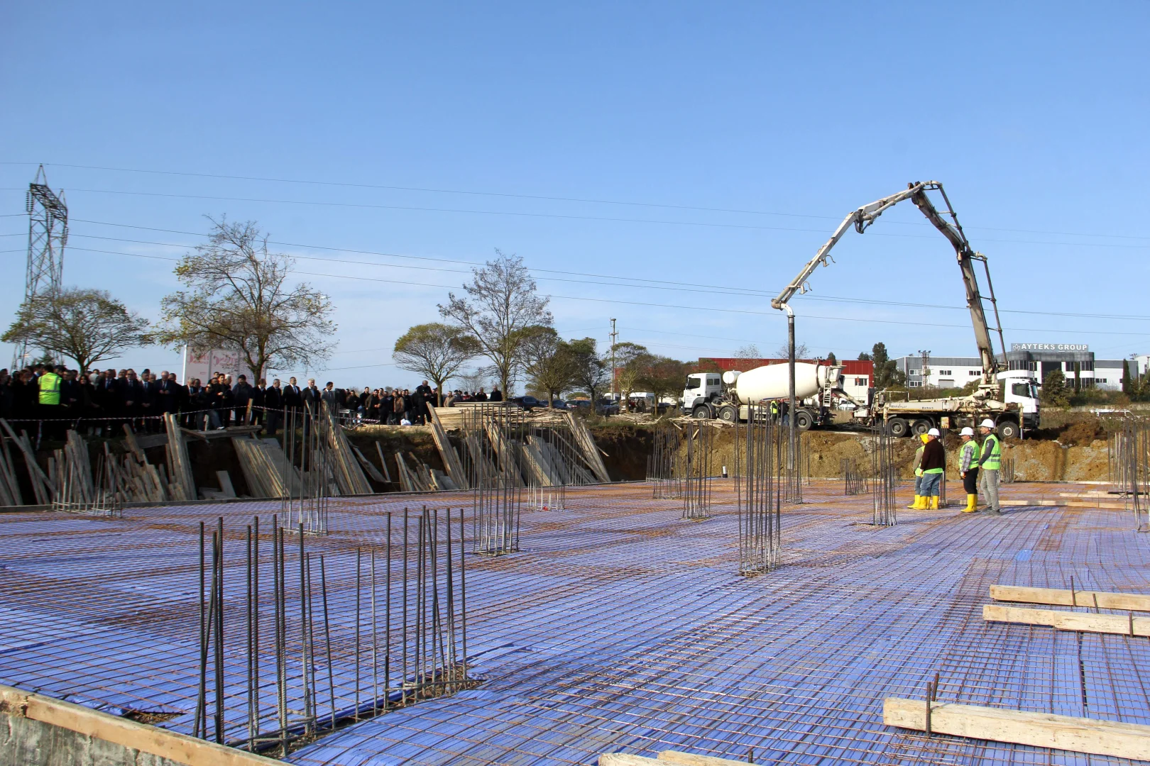 Sinop'ta iş insanının eşi adına yaptıracağı anaokulunun temeli atıldı
