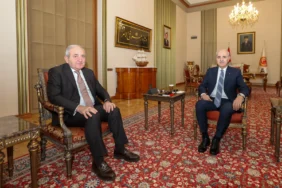 TBMM Başkanı Kurtulmuş, KEİPA Genel Sekreteri Hajiyev'i kabul etti