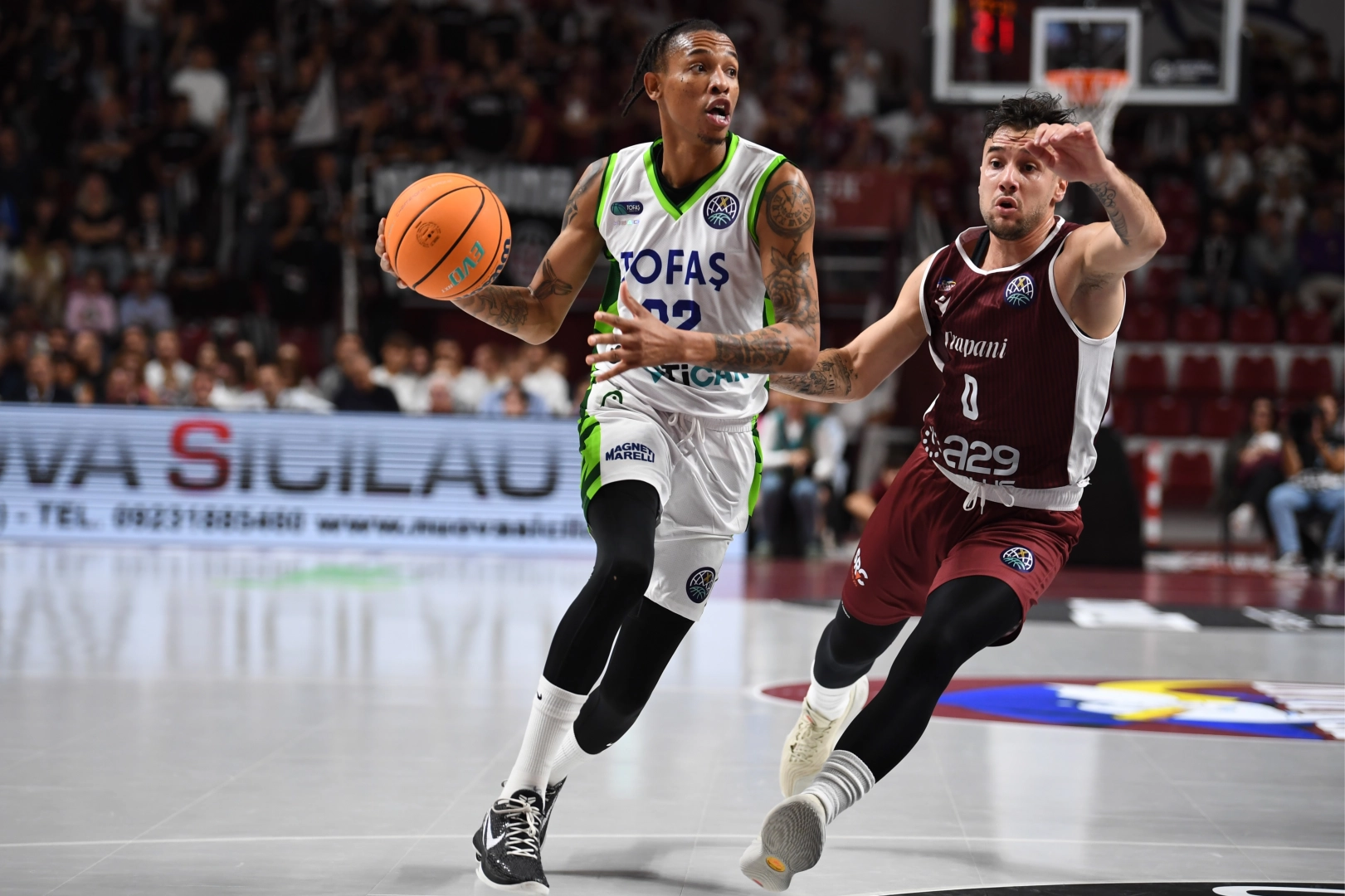 Tofaş potasında Trapani Shark'ı ağırlayacak