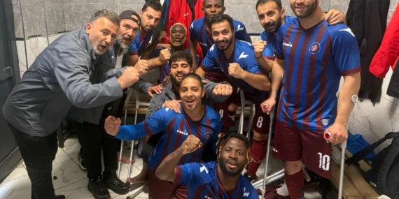 Trabzon Ampute Futbol Takımı sahasında galip