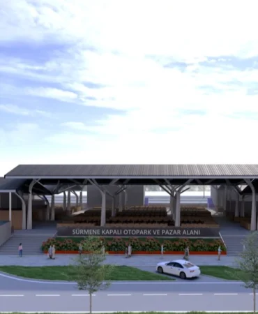 Trabzon Sürmene’ye modern pazar yeri ve kapalı otopark