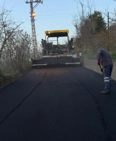 Trabzon’un 18 ilçesinde yol çalışmaları sürüyor