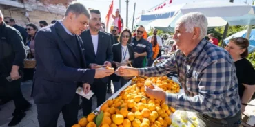 Tugay, Geleneksel Gümüldür Özdere Mandalina Festivali'ne katıldı