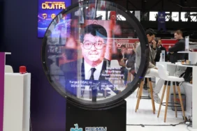 Turgut Özal hologram yöntemiyle Kocaeli Bilişim Fuarı'nda