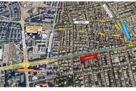 Turgut Reis Caddesi ile Falez Kavşağı arası trafiğe kapatılacak