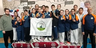 Türkiye Yıldızlar Ligi’nde Madalyalar Osmangazi’ye Yağdı