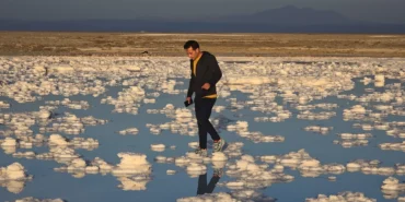 Tuz Gölü'nde oluşan kütleler fotoğraf tutkunlarının ilgisini çekiyor