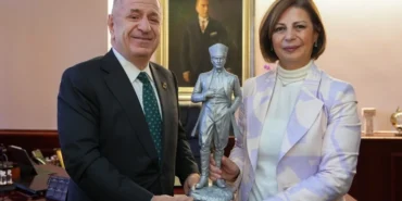 Ümit Özdağ'dan CHP'li başkana ziyaret