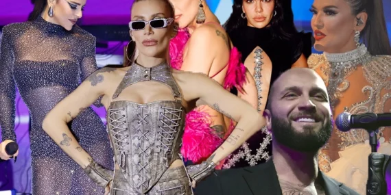 Ünlü isimler yeni yılı sahne ışıkları altında karşıladı